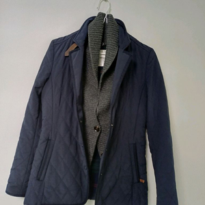 여성 빈폴 패딩 누빔자켓 (네이비.90)