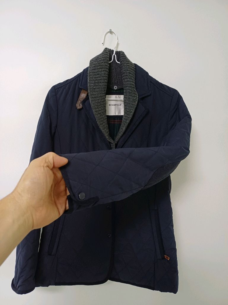 여성 빈폴 패딩 누빔자켓 (네이비.90) 이미지