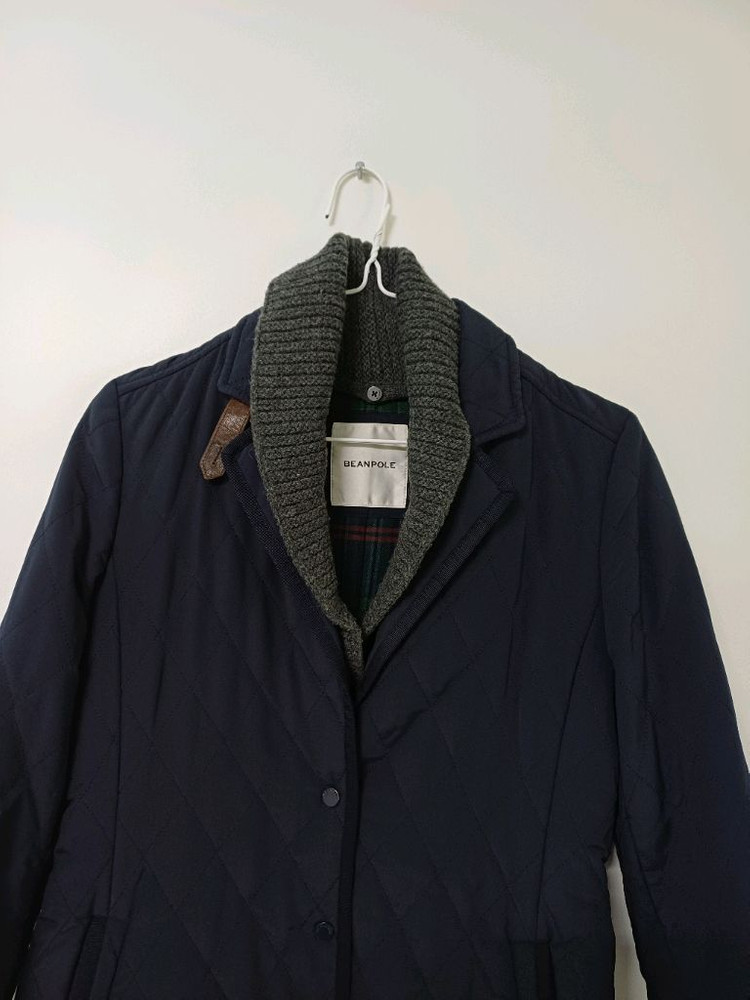 여성 빈폴 패딩 누빔자켓 (네이비.90) 이미지