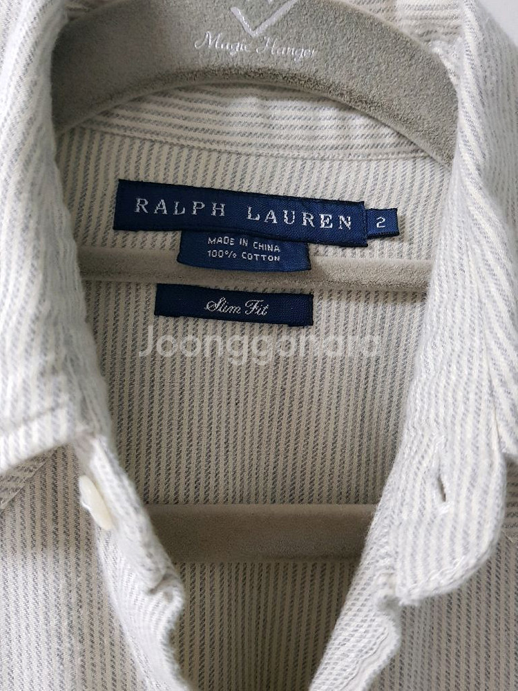 랄프로렌 베이지 여성 셔츠--1