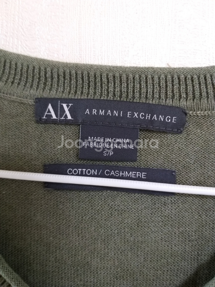 A/X 면.캐시미어 브이넥니트 (여100.남95)--2