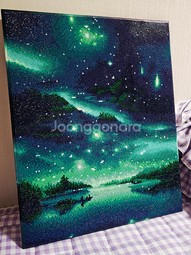 보석십자수 완성품--0