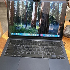 맥북 에어 M2 13 256 8 미드나잇 풀박