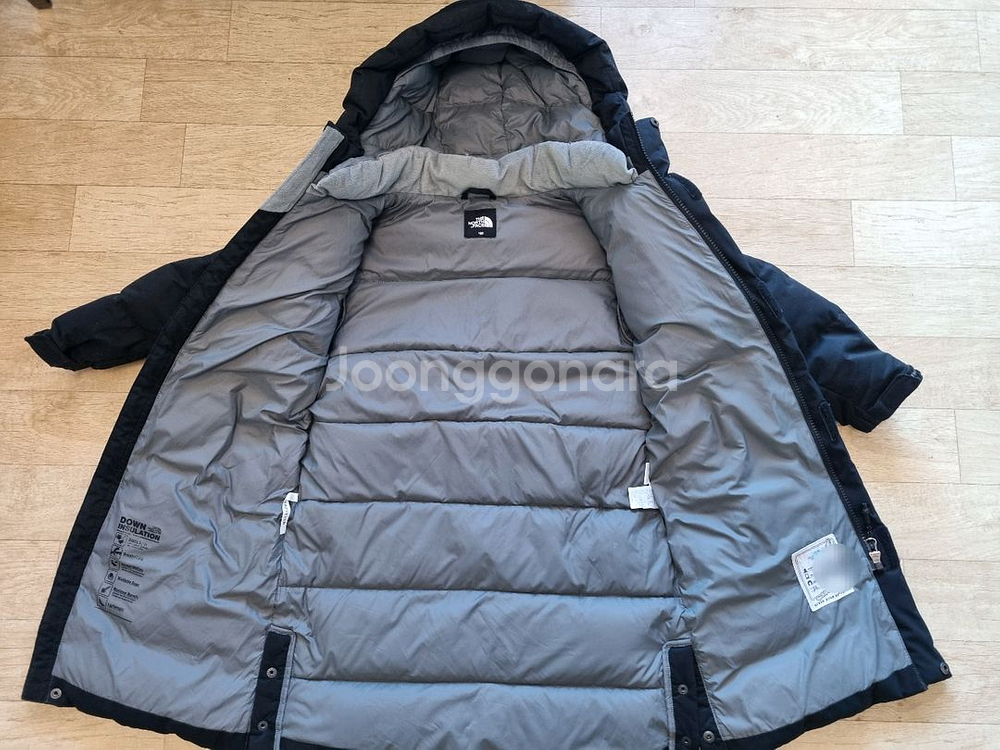 노스페이스 키즈 롱패딩 120--4