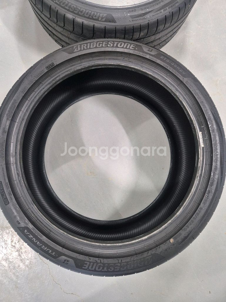 BMW 순정 출고타이어 브리지스톤 투란자 245 40 20, 275 35 20 팝니다.--4