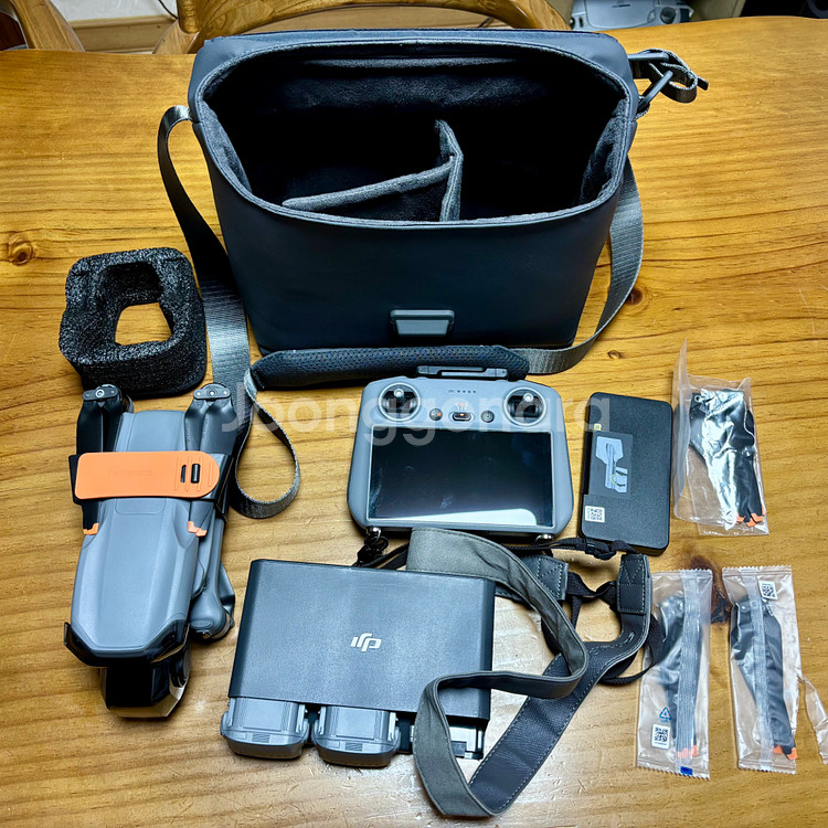 DJI 드론 Air3s 플라이 모어 콤보, RC2 세트--0