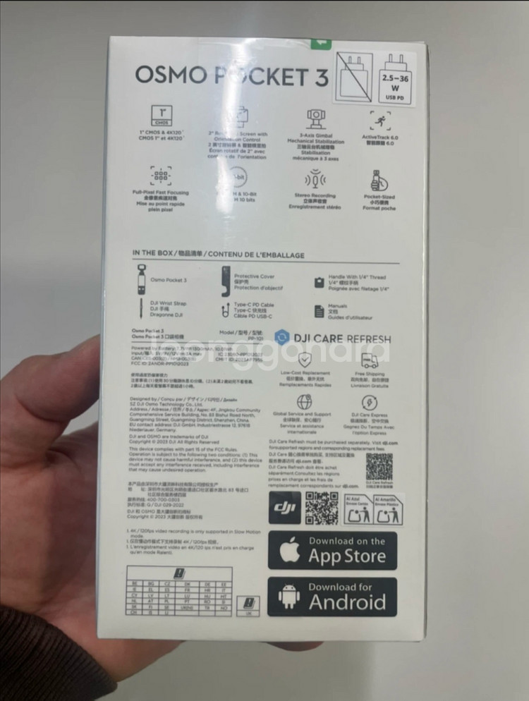 DJI 오즈모 포켓3 미니 짐벌 카메라--1