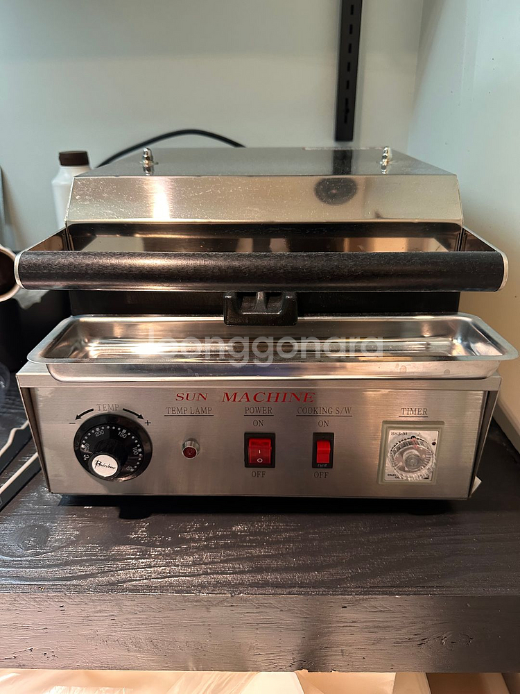 [급처/신품급] 태양산업 와플기계 WBR-350S (정품, 58만원 구매) / 카페/샵인샵 최적화--0