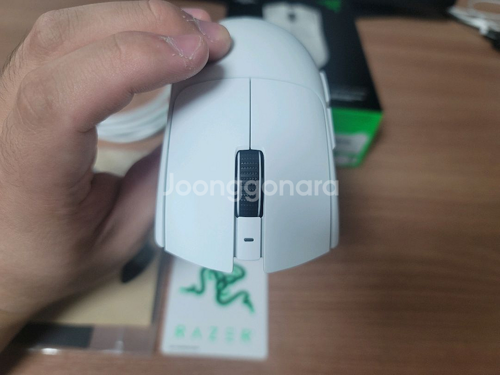 바이퍼 V3 PRO 화이트 바브삼 저소음 무소음--7