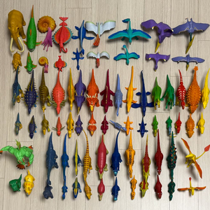 공룡메카드 더블피규어, 액션피규어, 타이니소어 개별