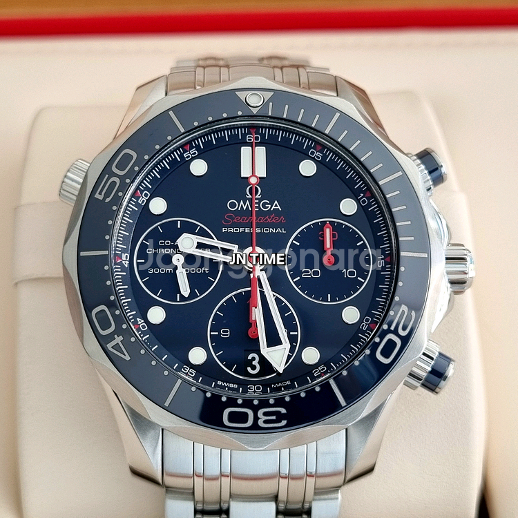 오메가 씨마스터 크로노 세라믹 41.5mm 청판 (2019년식)--0