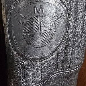 BMW 모토라드 블랙레더 자켓