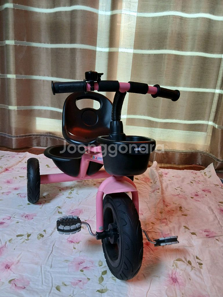 아동용 핑크 자전거--0