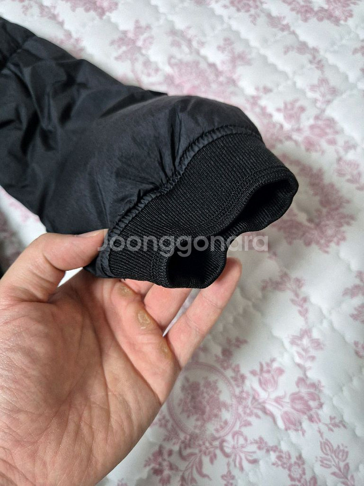 정품 스톤아일랜드 크링클랩스 패딩 95-M 블랙--3