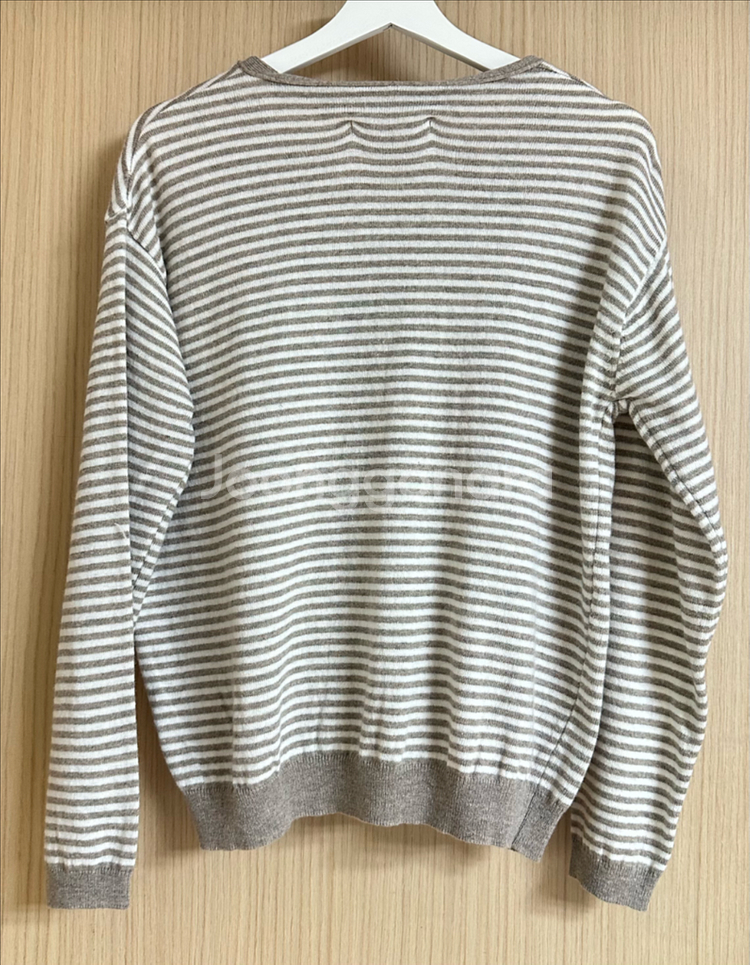 새상품 내수니트 이매진니트가디건 울가디건 울니트 단가라--5