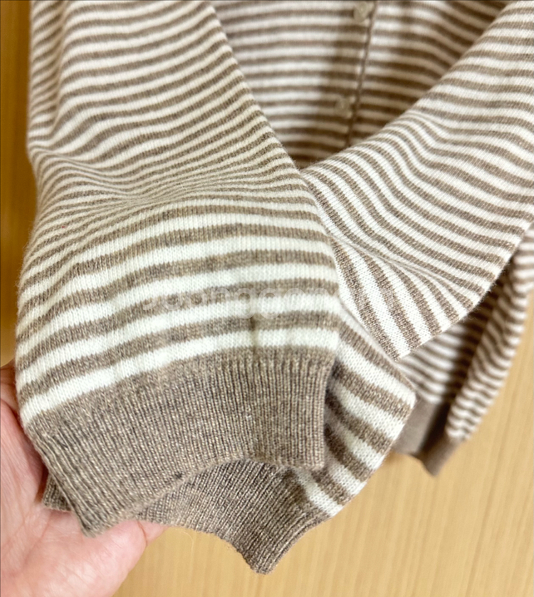 새상품 내수니트 이매진니트가디건 울가디건 울니트 단가라--4