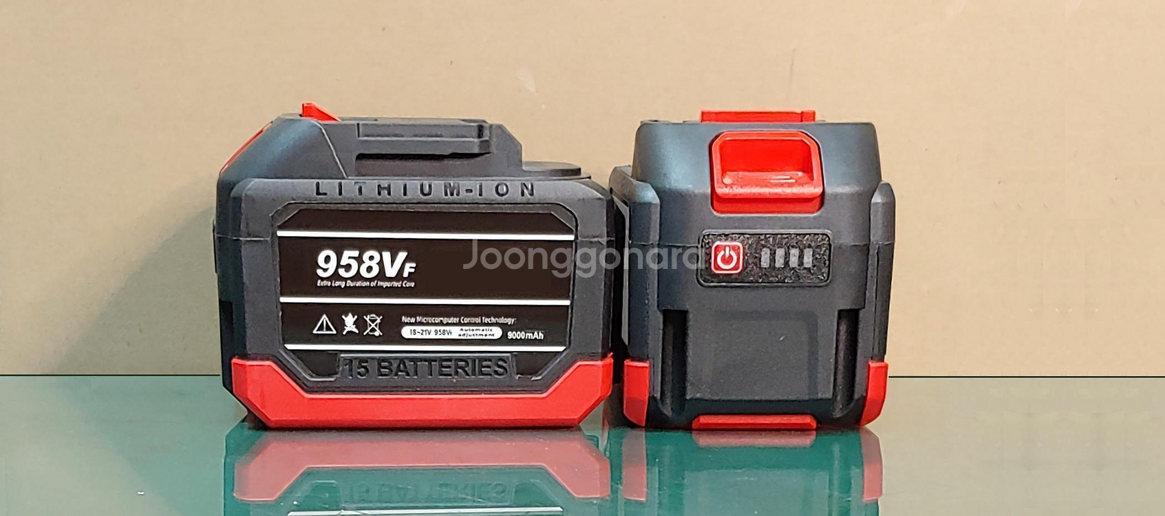 마끼다 배터리 958VF 18V 15셀 2개--0