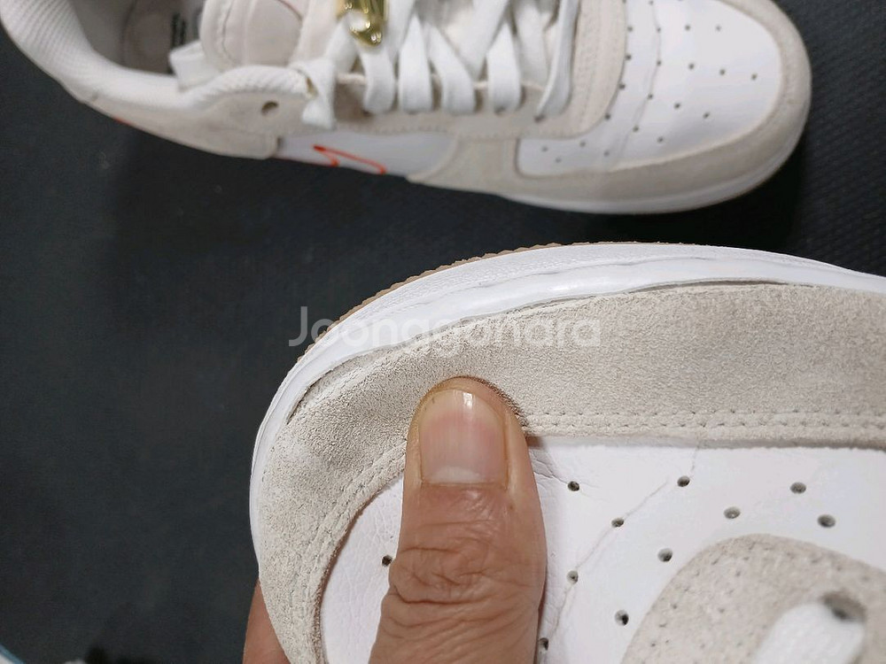 나이키 에어포스1 로우 크림--8