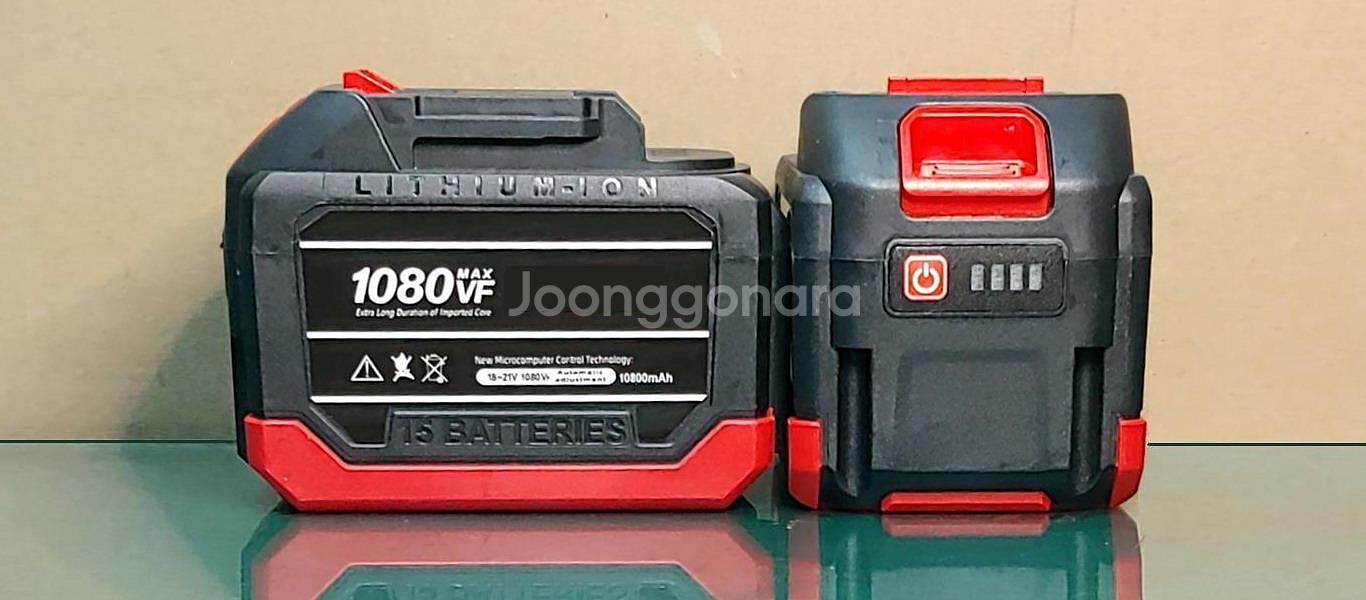 마끼다 배터리 MAX108VF 18V 15 셀 2개--0