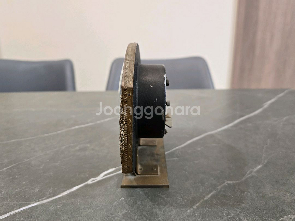 1940 빈티지 영국 Petit Point Embroidery 태엽시계--3