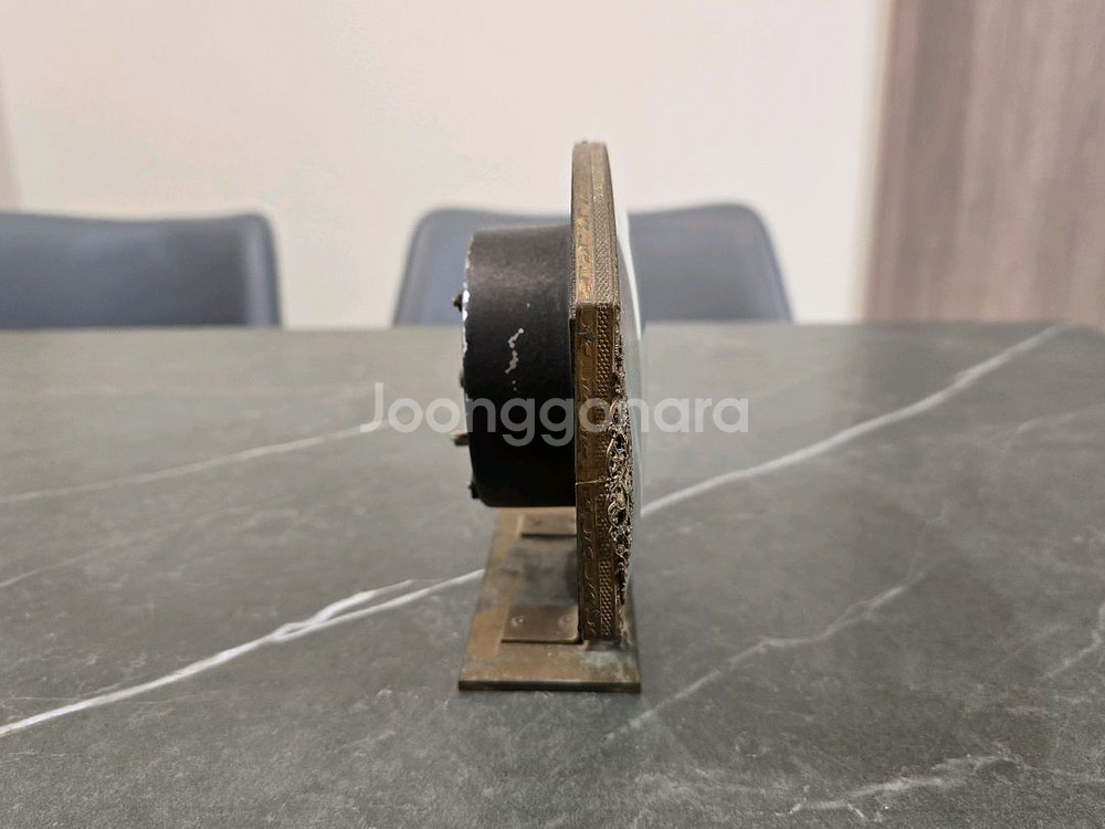 1940 빈티지 영국 Petit Point Embroidery 태엽시계--4