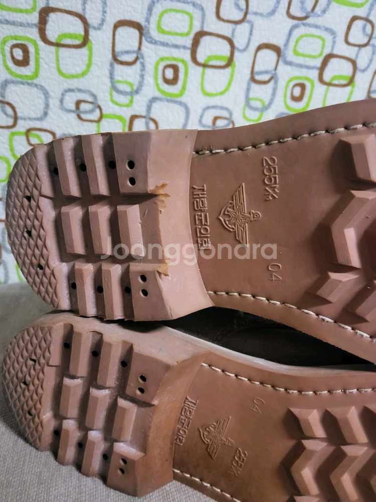 자이툰부대 전투화 255EE 자이툰 파병 사막화--7