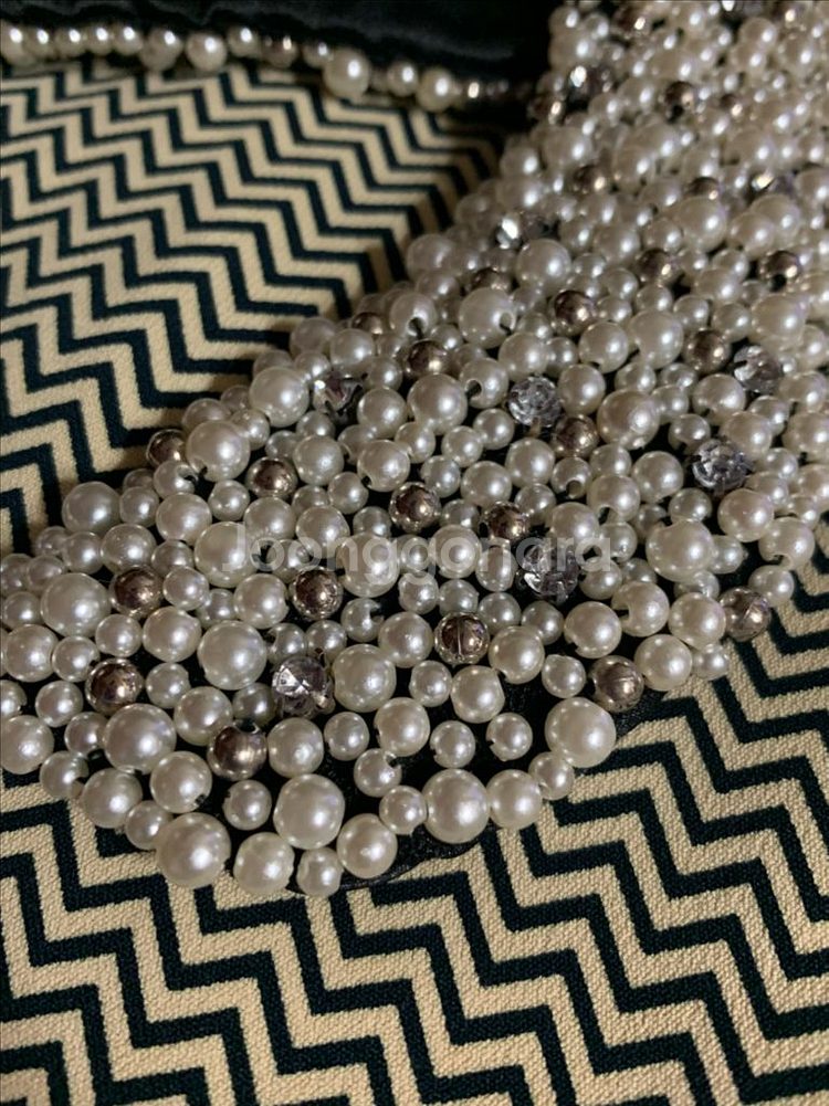 진주 큐빅 넥카라--3