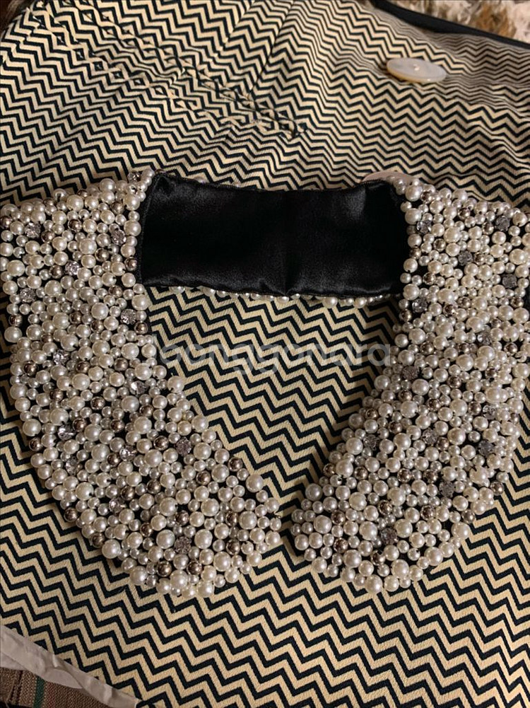 진주 큐빅 넥카라--0