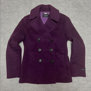 TIME 타임 퍼플 핸드메이드 코트 정품