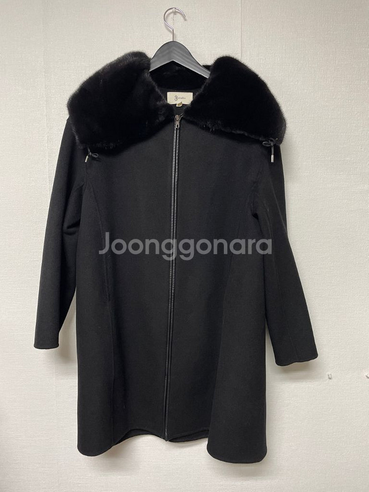 지스튜디오 사가밍크 캐시미어 울코트--0