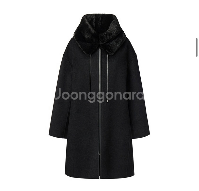 지스튜디오 사가밍크 캐시미어 울코트--3