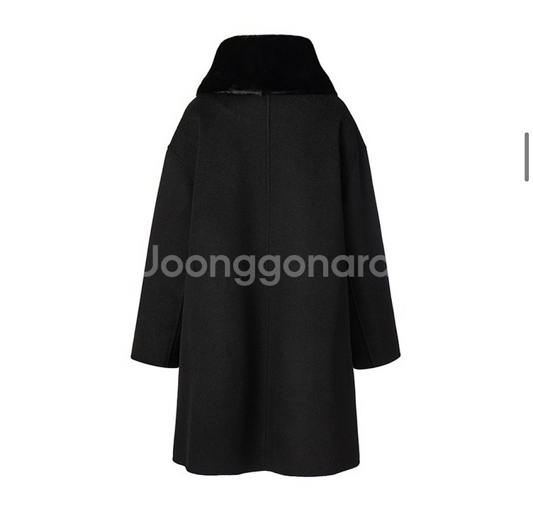 지스튜디오 사가밍크 캐시미어 울코트--4