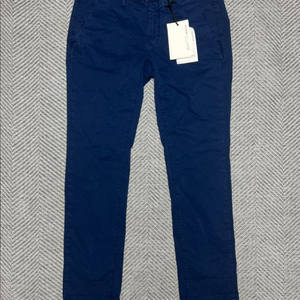 시빌리아 화이트라인 네이비 코튼 팬츠 정품