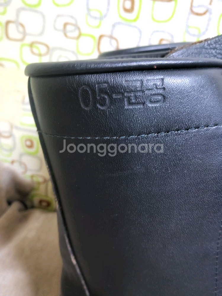 군용 봉합식 전투화 275EE사이즈 신품 블랙--2