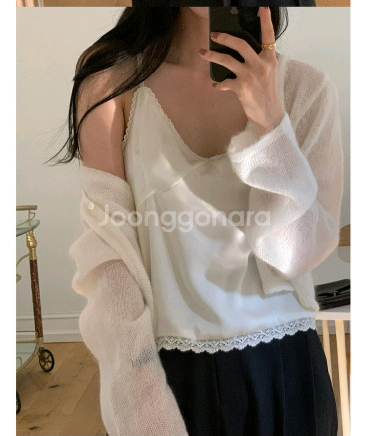 (새제품) 컴히얼 comehere 샤틴 뷔스티에free--0