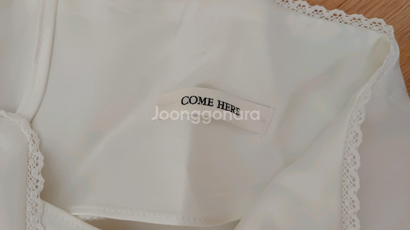 (새제품) 컴히얼 comehere 샤틴 뷔스티에free--5