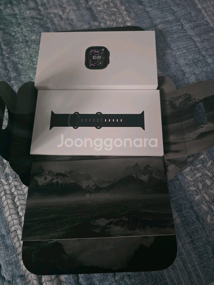 애플워치 울트라3블랙 49mm 풀박스--1