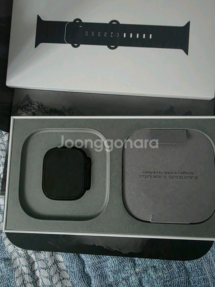 애플워치 울트라3블랙 49mm 풀박스--2