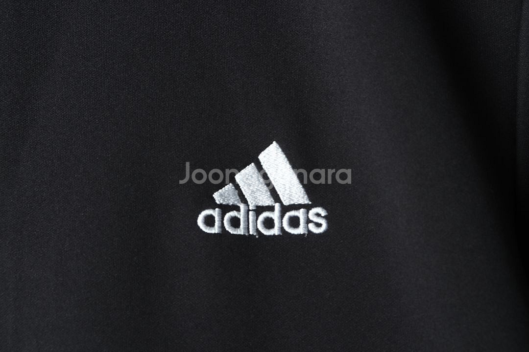 (XL) 아디다스 집업져지 트랙탑 블랙 삼선 올드스쿨--4