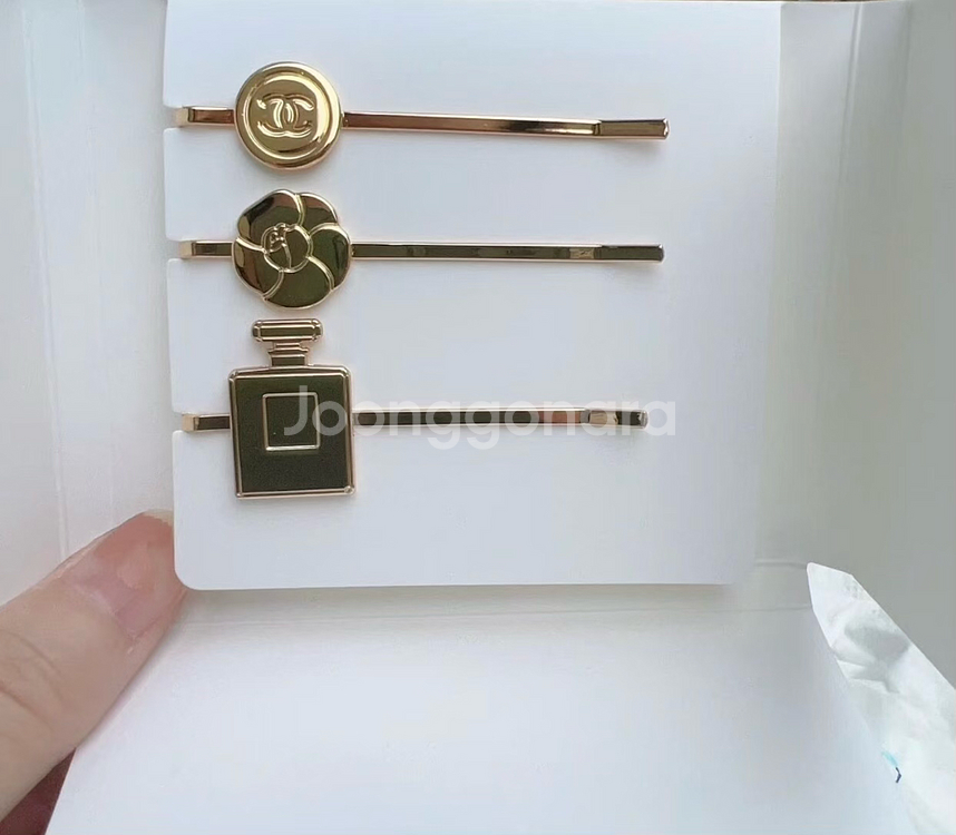 샤넬뷰티 헤어핀 3종세트--1