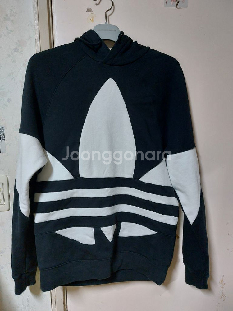 아디다스 불꽃 후드 트레포일 후드 L--0