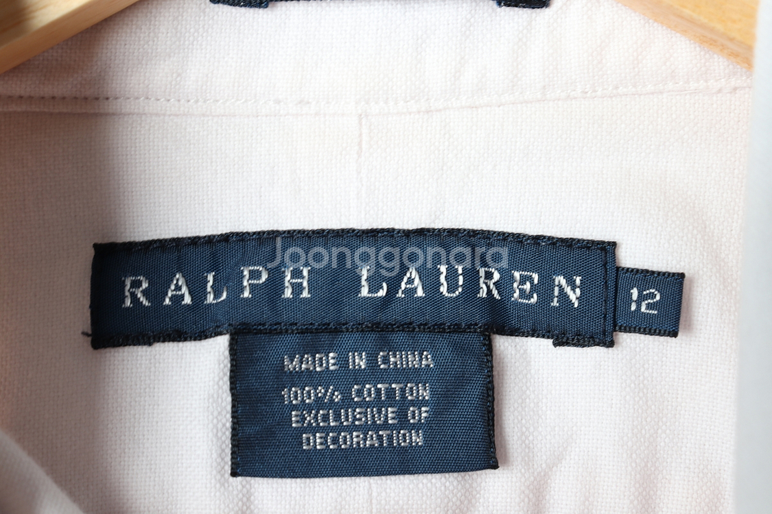 (F) 폴로 랄프로렌 셔츠 남방 옥스포드 연핑크 아동--7