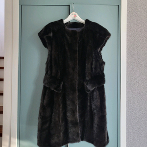 편집샾 프리티 롱밍크 베스트(반택포)