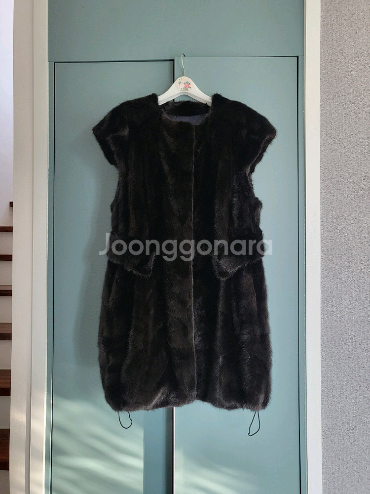 편집샾 프리티 롱밍크 베스트(반택포)--4