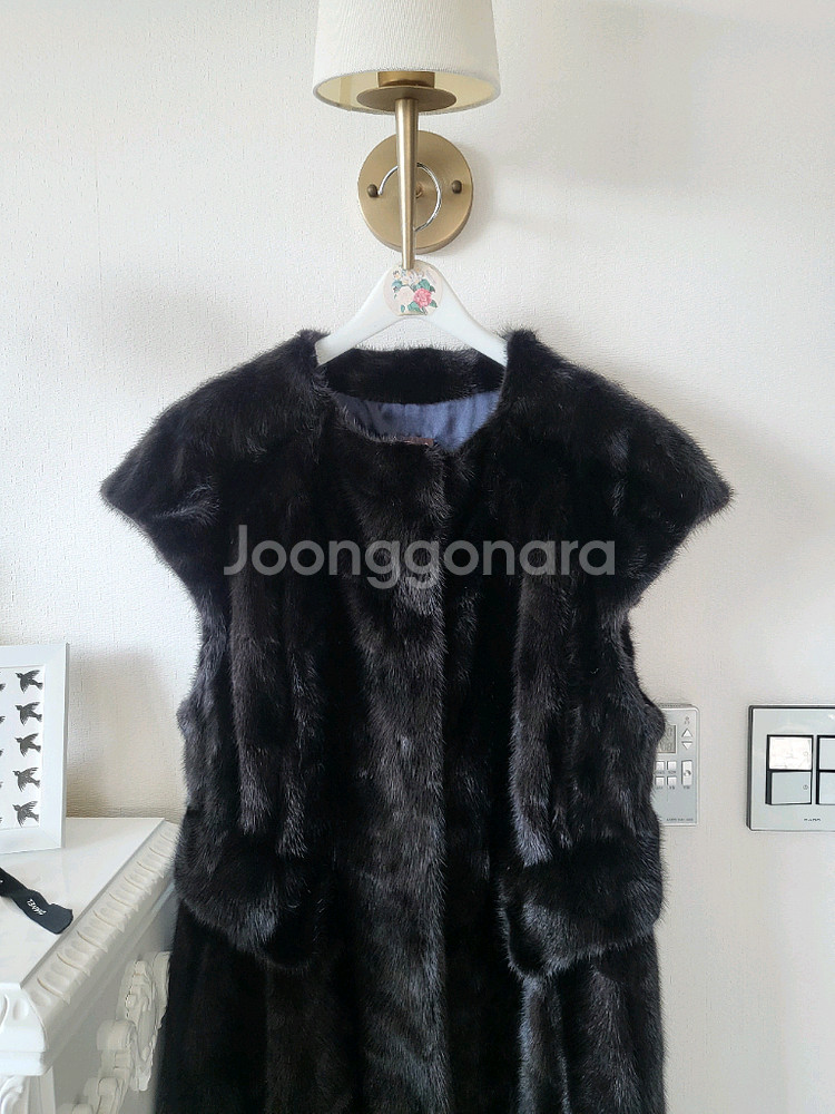 편집샾 프리티 롱밍크 베스트(반택포)--6