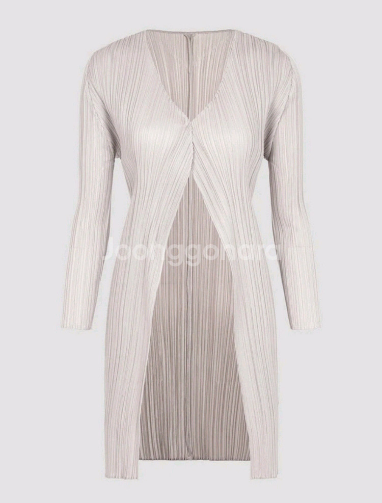 이세이미야케 플리츠플리즈 가디건 뉴컬러풀4 가디건 그레이지 2사이즈--0