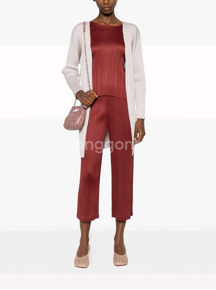 이세이미야케 플리츠플리즈 가디건 뉴컬러풀4 가디건 그레이지 2사이즈--6