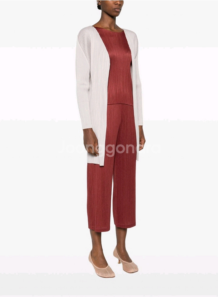 이세이미야케 플리츠플리즈 가디건 뉴컬러풀4 가디건 그레이지 2사이즈--7