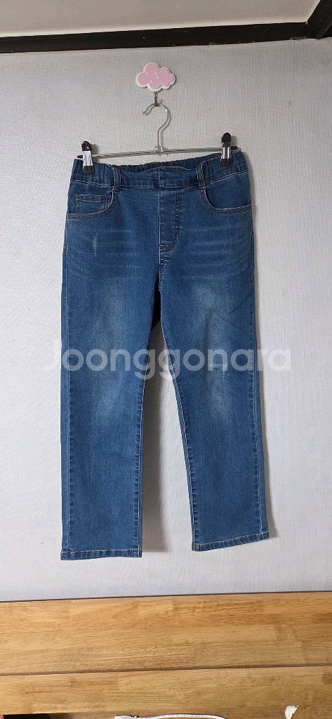 게스키즈 레귤러핏 데님/청바지 140--0