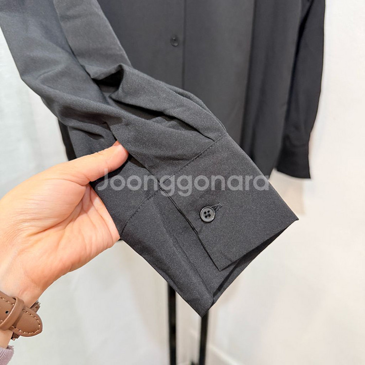 베니토 스판 블랙기본셔츠 블랙남방 3747--3